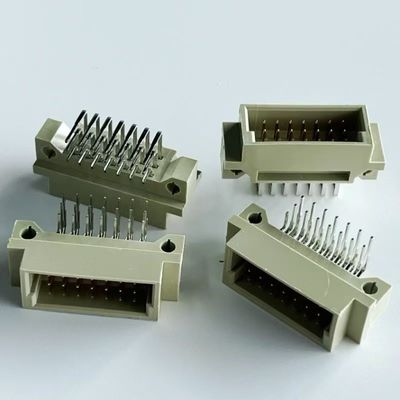 2.54mm Din 41612 커넥터 21 위치 오른쪽 각 남성 3x7Pin 유로카드 커넥터