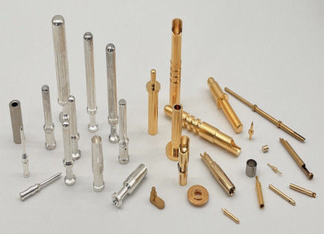 CNC 가공 콘택트 핀 구리 부착 구리 플러그 핀 전기 둥근 핀 10.0mm