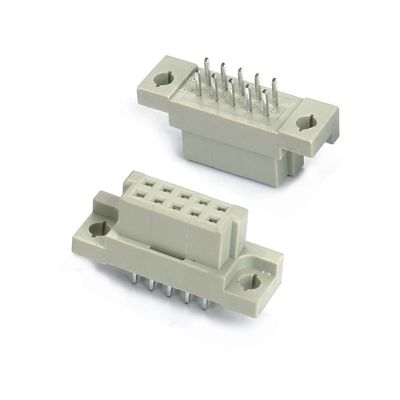DIN 41612 커넥터 2 행 10 핀 여성 핀 직선 구멍 2x5 피치 2.54mm DIP