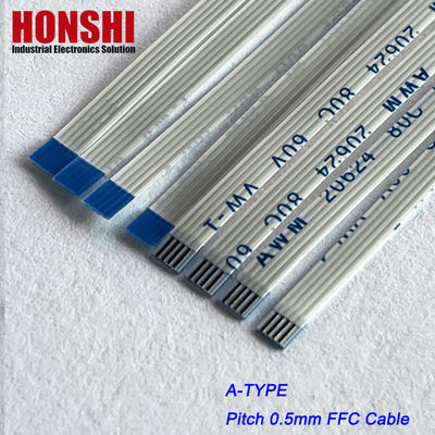 평면 플렉스 커넥터 AWM 20624 0.5mm Pitch 4pin 플렉서블 평면 리본 케이블 집합