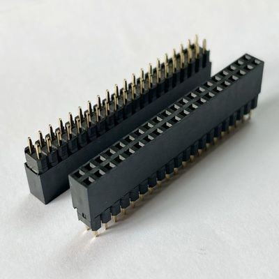 2.54mm 피치 듀얼 라우 H8.5mm 보드 투 보드 커넥터 여성 핀 헤더 커넥터