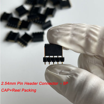 2.54mm 피치 핀 헤더 커넥터 5 핀 직선 캡 보드에서 보드 커넥터