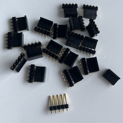 2.54mm 피치 핀 헤더 커넥터 5 핀 직선 캡 보드에서 보드 커넥터