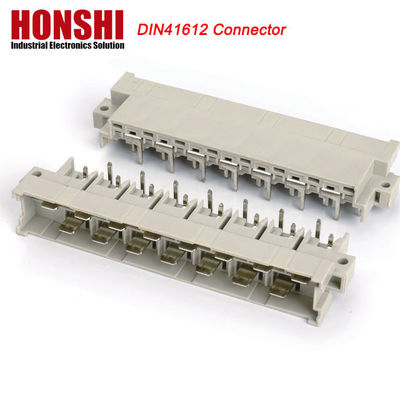 5.08mm DIN 41612 커넥터 2 줄 15P 여성 전력 유형 PCB 수직 여성 7 + 8 P 15pin