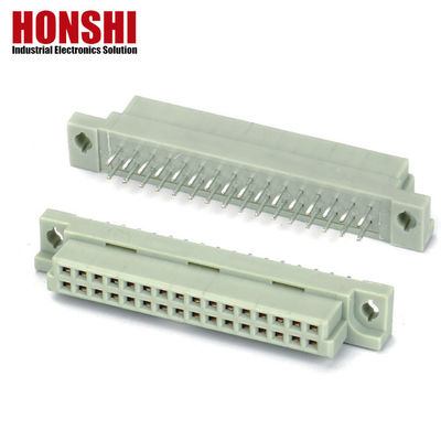 PCB 오른쪽 각 남성 48P 3 줄 DIN41612 커넥터, 90도 R / A PCB 남성 3 * 16P 48pin