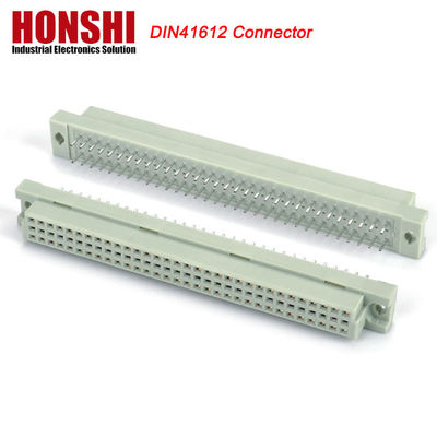 2.54mm Euro DIN 41612 커넥터 여성 IDC 타입 3줄 64P 96P PCB 보드에 대한 커넥터