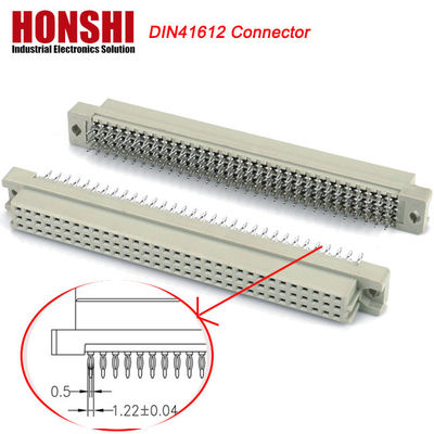 2.54mm Euro DIN 41612 커넥터 여성 IDC 타입 3줄 64P 96P PCB 보드에 대한 커넥터