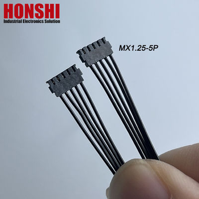 듀얼 엔딩 5P MX1.2 배터리 케이블 MOLEX 78172 터미널 와이어 허리 어셈블리 검은색