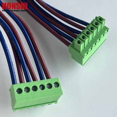 3.5mm 여성 플러그 할 수 있는 터미널 블록 와이어 및 케이블 조립 제조사 와이어링 허리