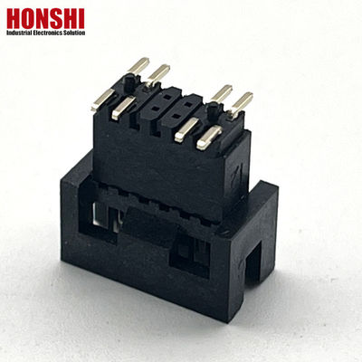1.27mm Pitch H5.7mm SMT 청동 금판 남성 상자 헤더 PCB 커넥터