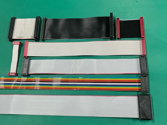 UL 2561 28 Gauge 2.54 Pitch Dip 케이블 집합 Idc 20 핀 평면 리본 케이블 와이어 허니