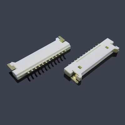 1.25mm FFC/FPC 케이블 Zif 소켓 커넥터 옆 접촉 잠금 8 10 18 30 핀 오른쪽 각형