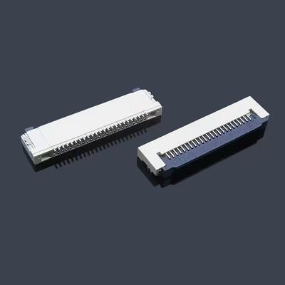 1.25mm FFC/FPC 케이블 Zif 소켓 커넥터 옆 접촉 잠금 8 10 18 30 핀 오른쪽 각형