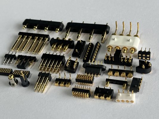 맞춤형 SMT SMD 2 4 5 6 8 10MM 핀 스프링 로딩 된 SUS304 스프링과 함께 자기 포고 커넥터 C6801