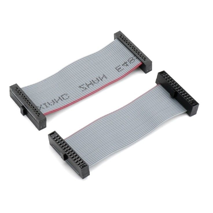 1.27mm 피치 리본 평면 케이블 어셈블리 리본 IDC 커넥터 케이블 20 핀 와이어 하번