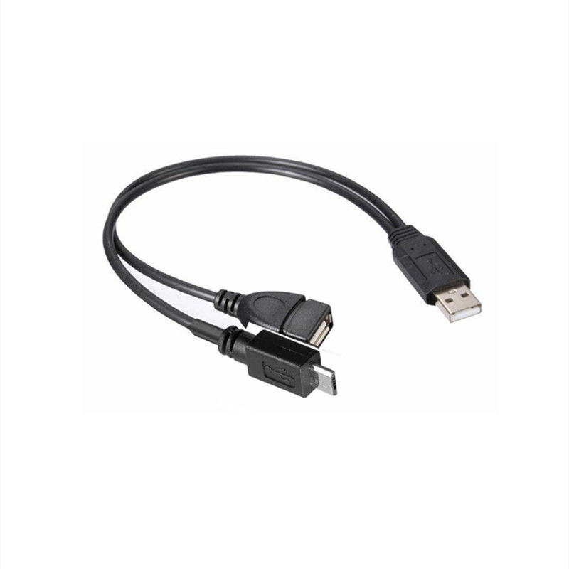 USB 2.0 스플리터 A 남성에서 여성 미크로 B USB C 케이블 휴대전화 금판