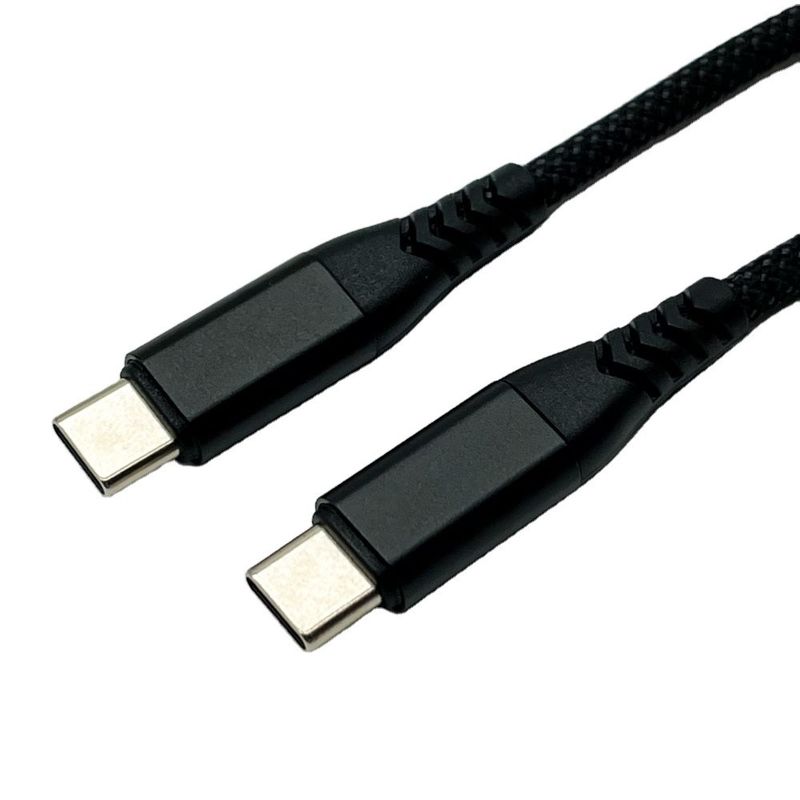 검은색 UL2725 USB 케이블 C형 USB 2.0 금으로 칠한 남성 커넥터