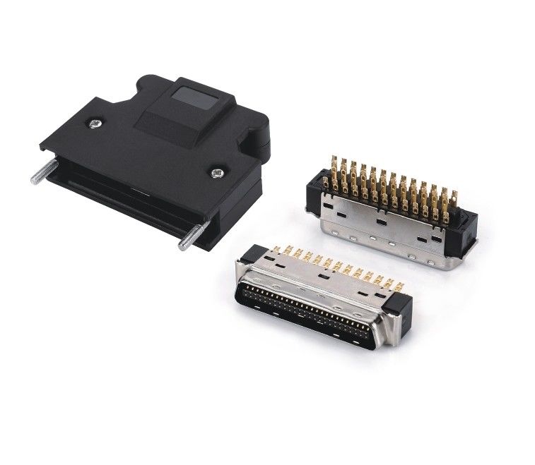 SCSI 커넥터 14 20 26 36 50pin Solder 남성 SCSI 커넥터 나사 타입
