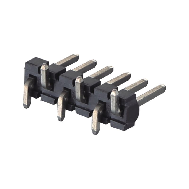 3.96mm 금판 PCB 핀 헤더 커넥터 단일 라인 SMT 타입 2 - 20 핀 H3.2mm