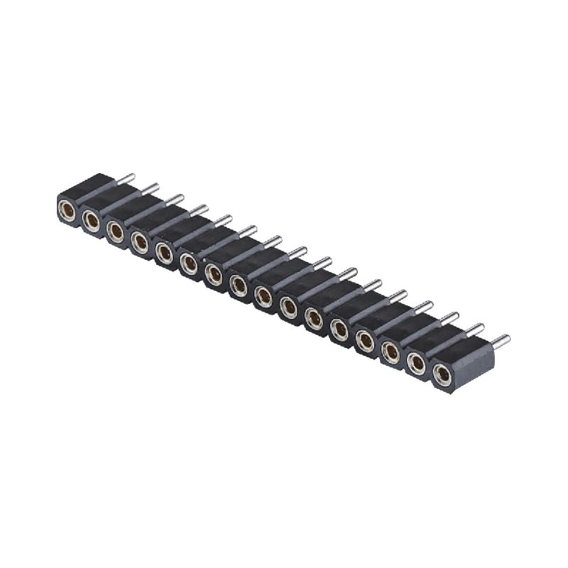가공 여성 헤더 2.54mm H7.0mm 길이 10.0mm 직선 1-40pin PCB 커넥터