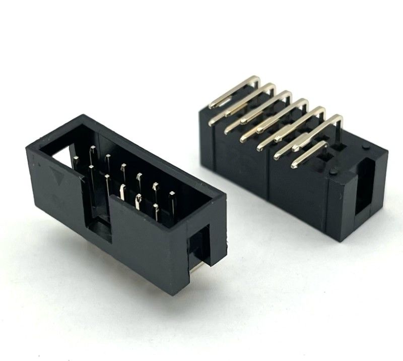 오른쪽 앵글 박스 헤더 커넥터 DIP PCB DC3 12 핀 헤더 2.54mm 피치