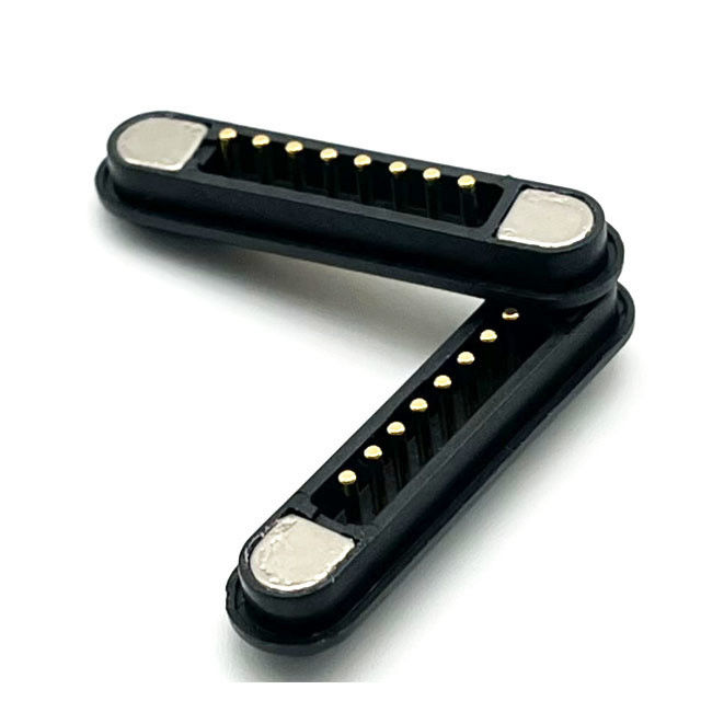 8pin 자기 연결 장치 남성 여성 Pogo 핀 연결 장치 PCB 보드