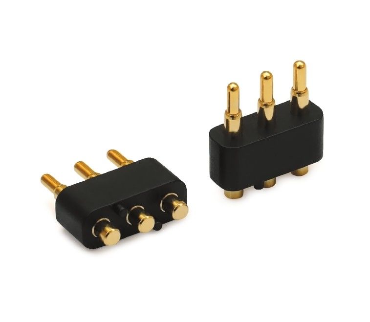 3.0mm pitch 3pin 금으로 칠한 SMT 타입 자동차 청동 포고 핀 커넥터 pcb