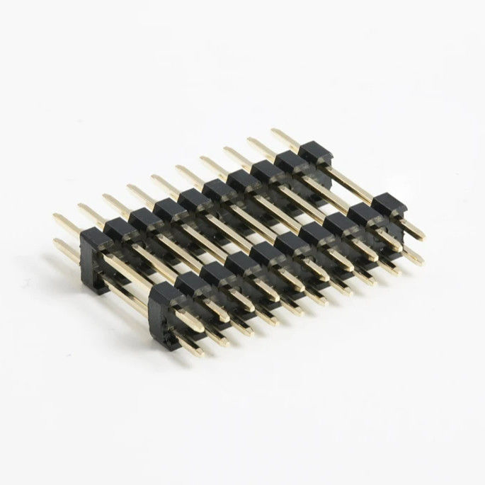 사용자 지정 2.54mm 피치 핀 헤더 커넥터 듀얼 라이 20 핀 80 핀 직사용