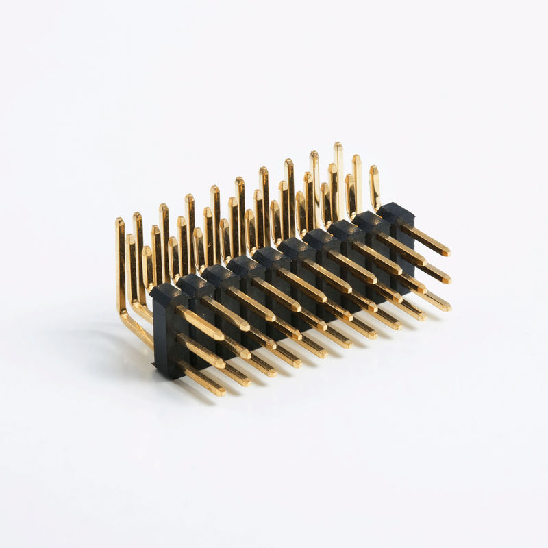 금으로 칠한 2.0mm 보드에서 보드 헤더 커넥터 3 - 120 핀 PCB 남성 핀 커넥터