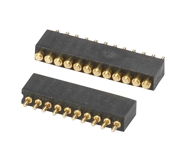 1.27mm 포고 핀 커넥터 h1.5mm L8.0 디프 타입 골드 플래티드 브래스 커넥터 10 핀