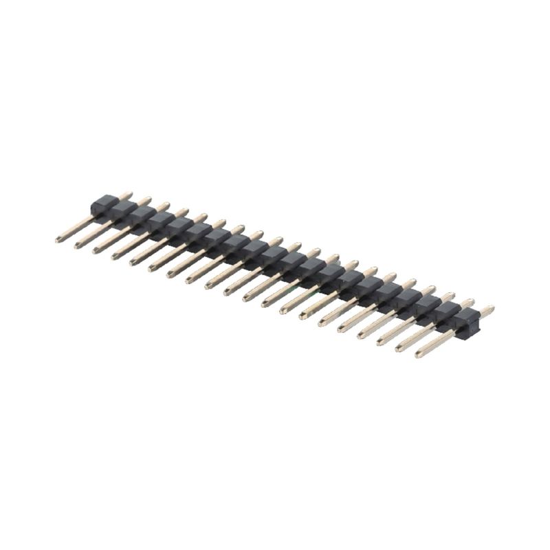 DIN 타입 2.0mm 피치 핀 헤더 커넥터 직선 2 - 40 핀 단일 라인 커넥터