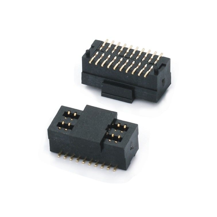 10 - 100 핀 고속 보드에서 보드 연결기 0.8mm 피치 여성 헤더 연결기