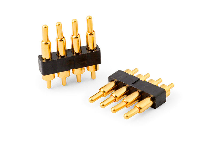 2.54mm 피치 포고 핀 커넥터 스프링 로딩 H7.75mm PCB 상호 연결