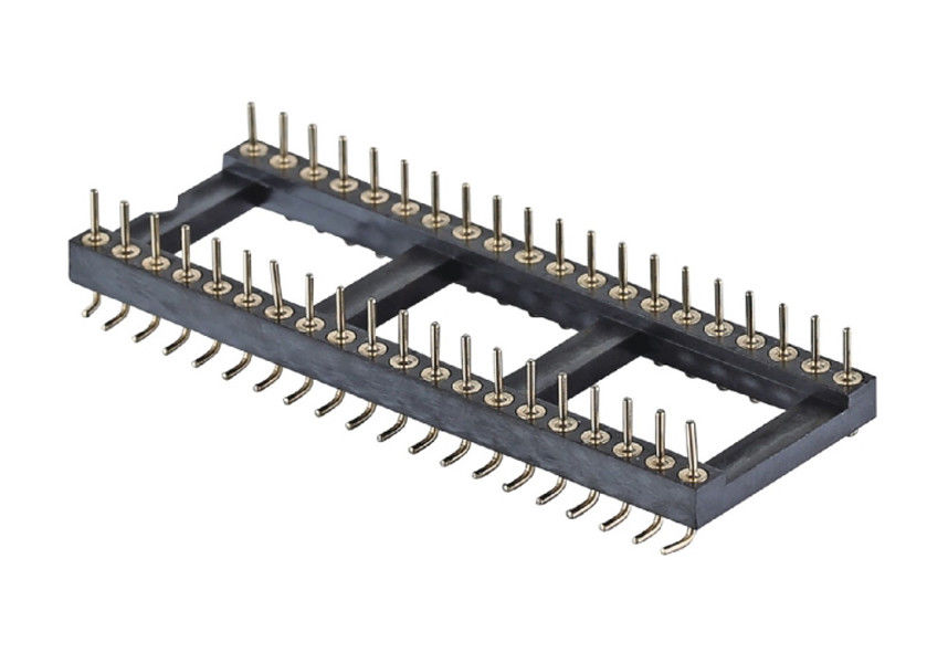 가공 된 둥근 핀 헤더 SMT PCB 유형 H3.0mm 6 핀 - 64 핀 IC 소켓