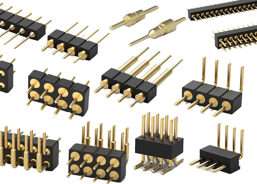 1.27mm 2.0mm 2.54mm 둥근 핀 헤더 PCB 커넥터 가공된 핀 헤더 SMT 타입