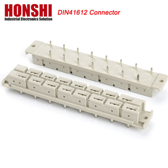 5.08mm DIN 41612 커넥터 2 줄 15P 여성 전력 유형 PCB 수직 여성 7 + 8 P 15pin