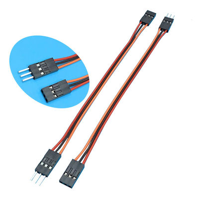 24AWG 3 핀 듀폰 전자 와이어 해운스 여성 및 남성 2.54mm 커넥터