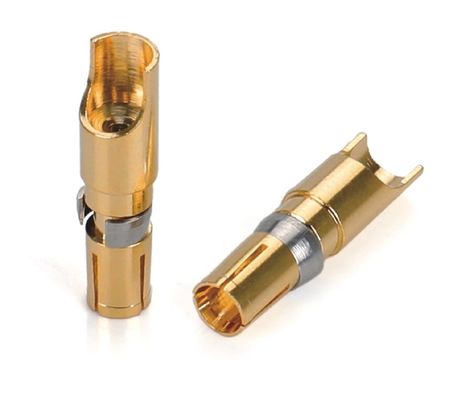맞춤형 CNC Brass Pins 고전압 EV 충전 콘택트 플러그 여성 핀