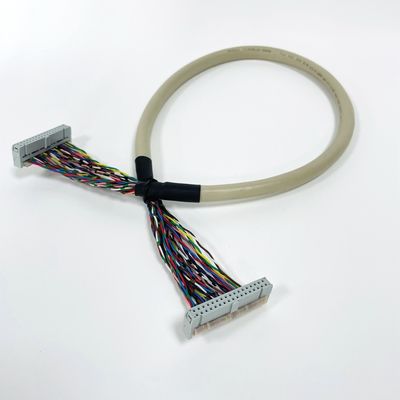 UL20706 IDC 둥근 케이블 34pin 40pin Pitch 2.54mm IDC 커넥터