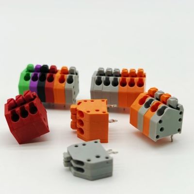 2.5mm 3.5mm 스크루리스 터미널 블록 커넥터 PCB 스프링 터미널 블록