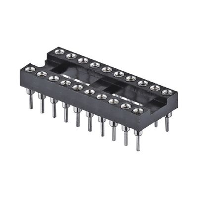 2.54mm 여성 둥근 핀 헤더 8 핀 10 핀 18 핀 28 핀 32 핀 40 핀 IC 소켓