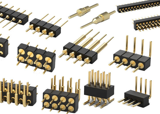 1.27mm 2.0mm 2.54mm 둥근 핀 헤더 PCB 커넥터 가공된 핀 헤더 SMT 타입
