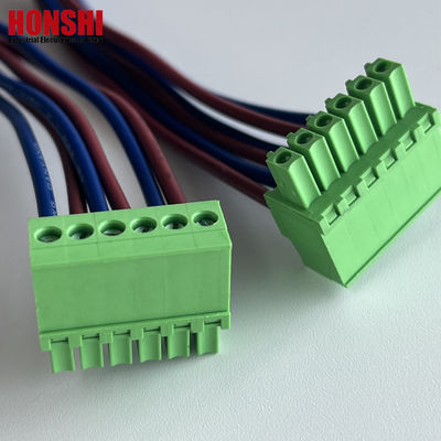 3.5mm 여성 플러그 할 수 있는 터미널 블록 와이어 및 케이블 조립 제조사 와이어링 허리