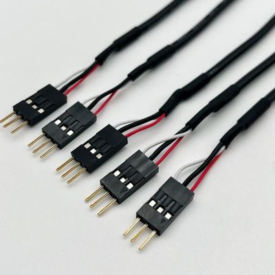 맞춤 2.54mm 듀폰 라인 남성 여성 점퍼 와이어 허니 듀폰 케이블 15cm 검은색