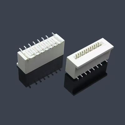1.25mm FFC/FPC 케이블 Zif 소켓 커넥터 옆 접촉 잠금 8 10 18 30 핀 오른쪽 각형